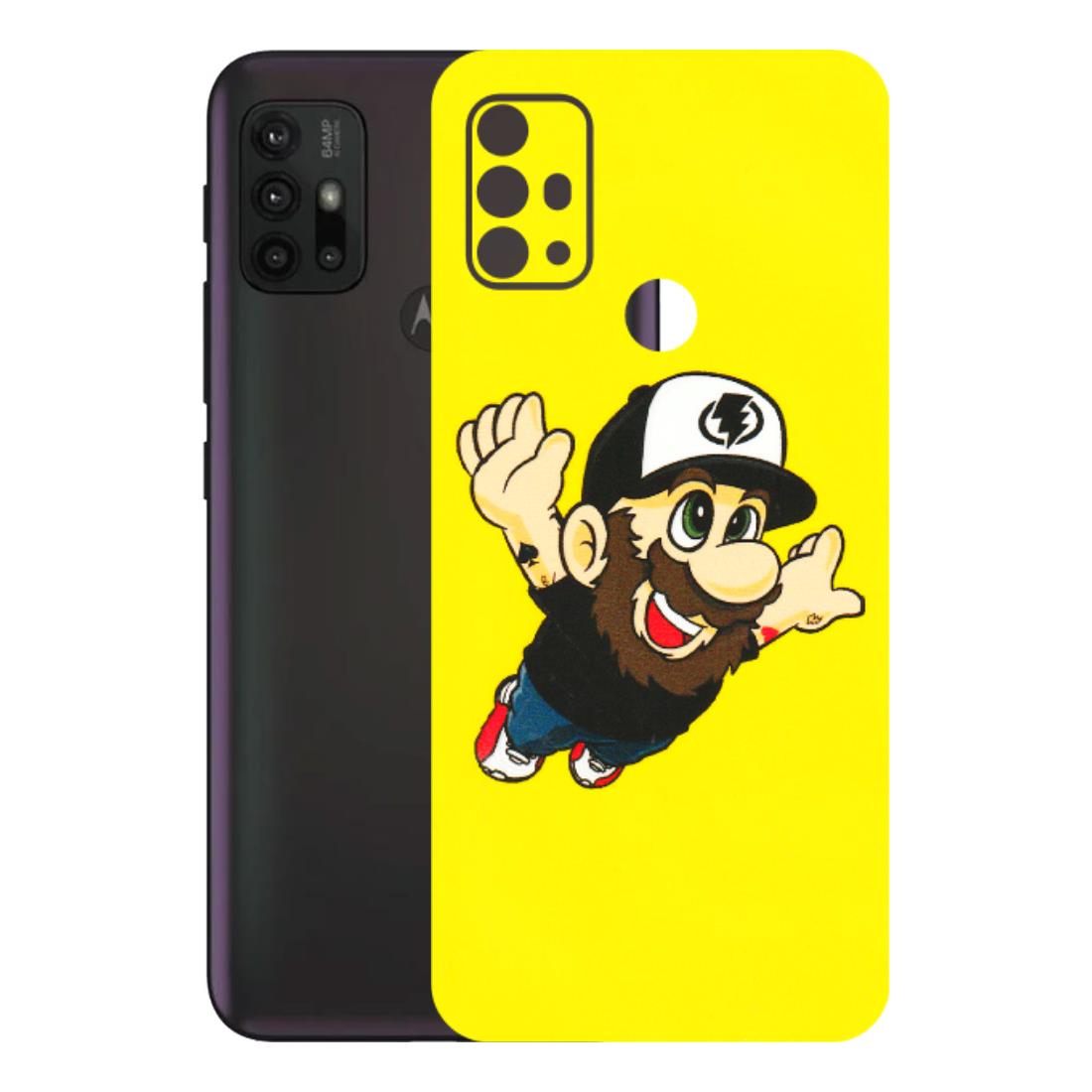 Motorola Phone Skins (All Models) - Flying Beardo - 3D Embossed Finish (L-60) Motorola Moto G30