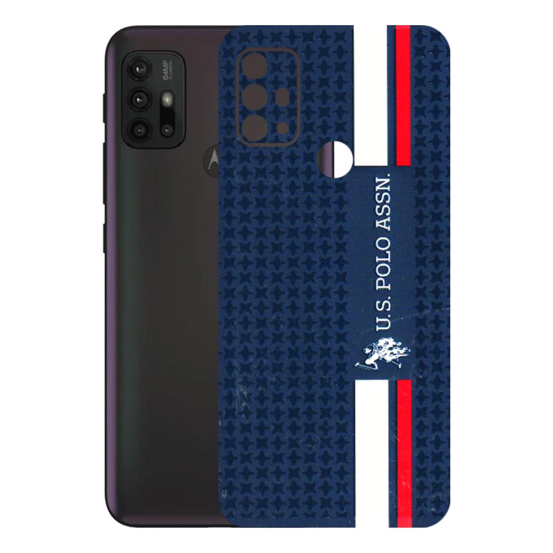 Motorola Phone Skins (All Models) - US POLO Designer Brand - 3D Embossed Finish (L-65) Motorola Moto G30