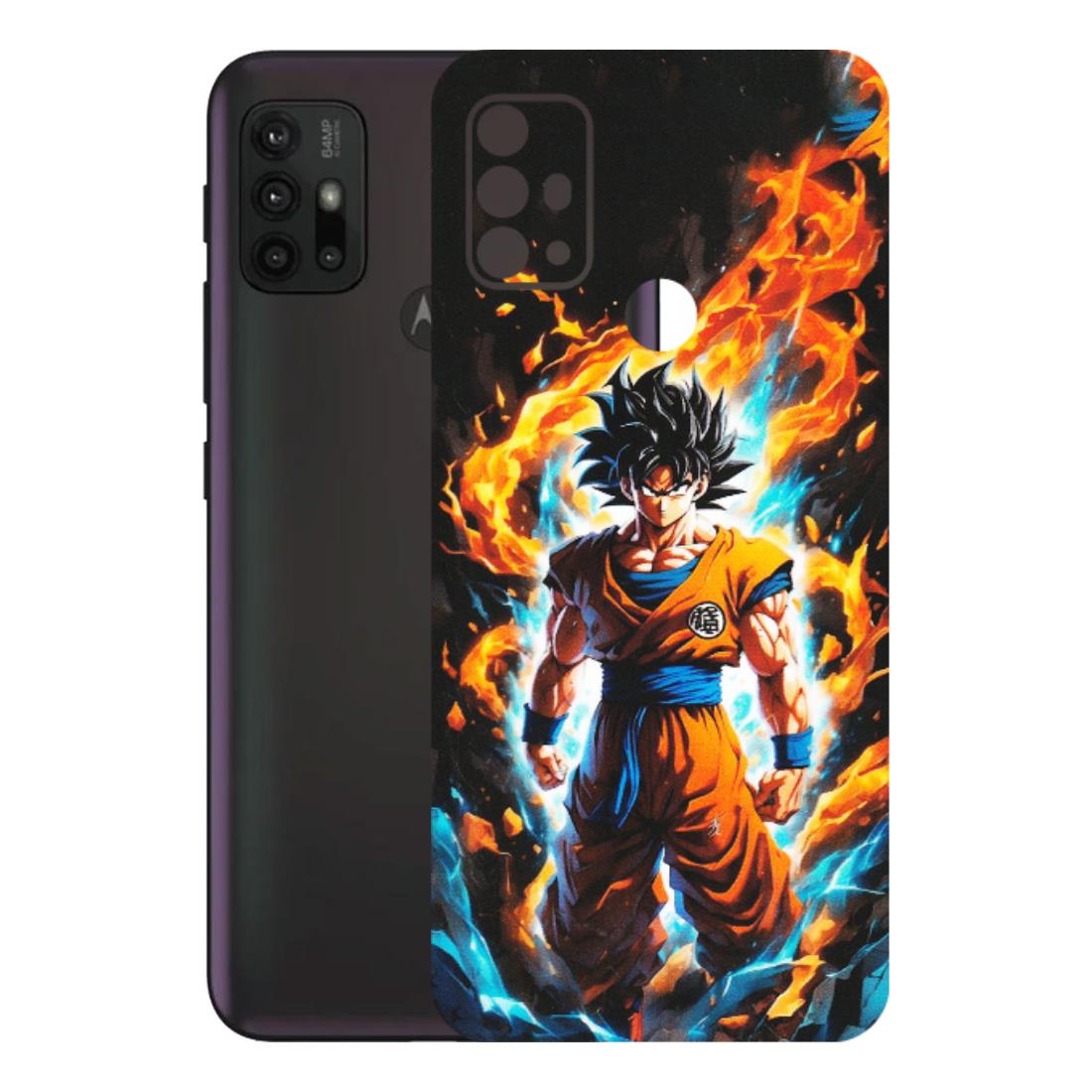 Motorola Phone Skins (All Models) - Goku Transformation Anime - Matte Finish (M-159) Motorola Moto G30