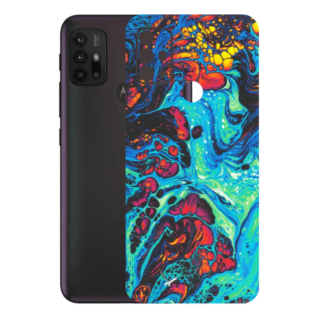Motorola Phone Skins (All Models) - Majestic Galactic Marbel - Matte Finish (M-85) Motorola Moto G30