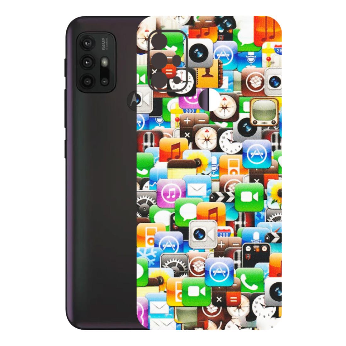 Motorola Phone Skins (All Models) - All Apple Icons - Matte Finish (M-93) Motorola Moto G30