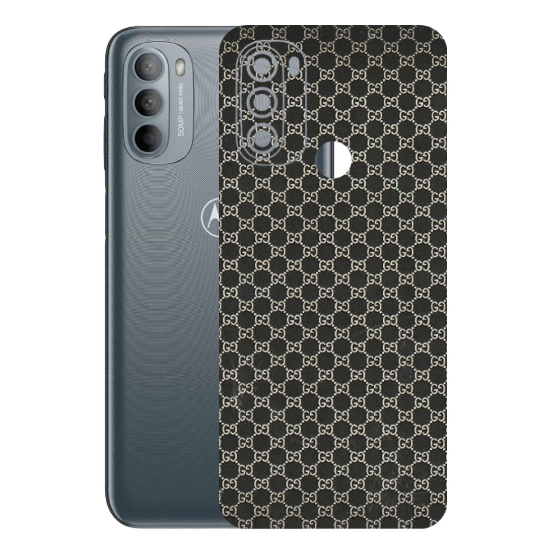 Motorola Phone Skins (All Models) - Black G Print - 3D Embossed Finish (L-109) Motorola Moto G31