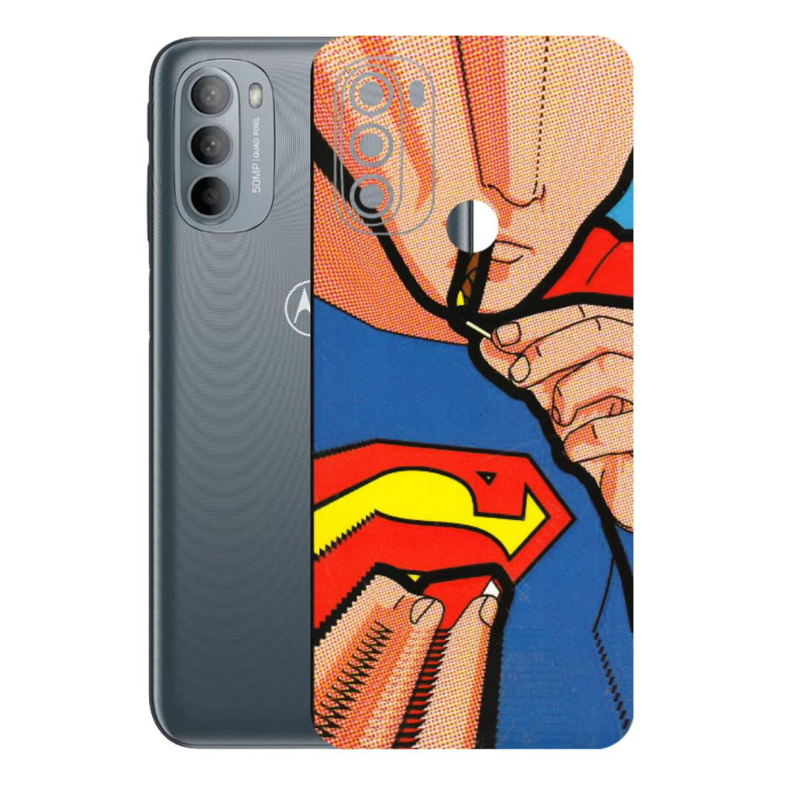 Motorola Phone Skins (All Models) - Superman Sutta - 3D Embossed Finish (L-130) Motorola Moto G31