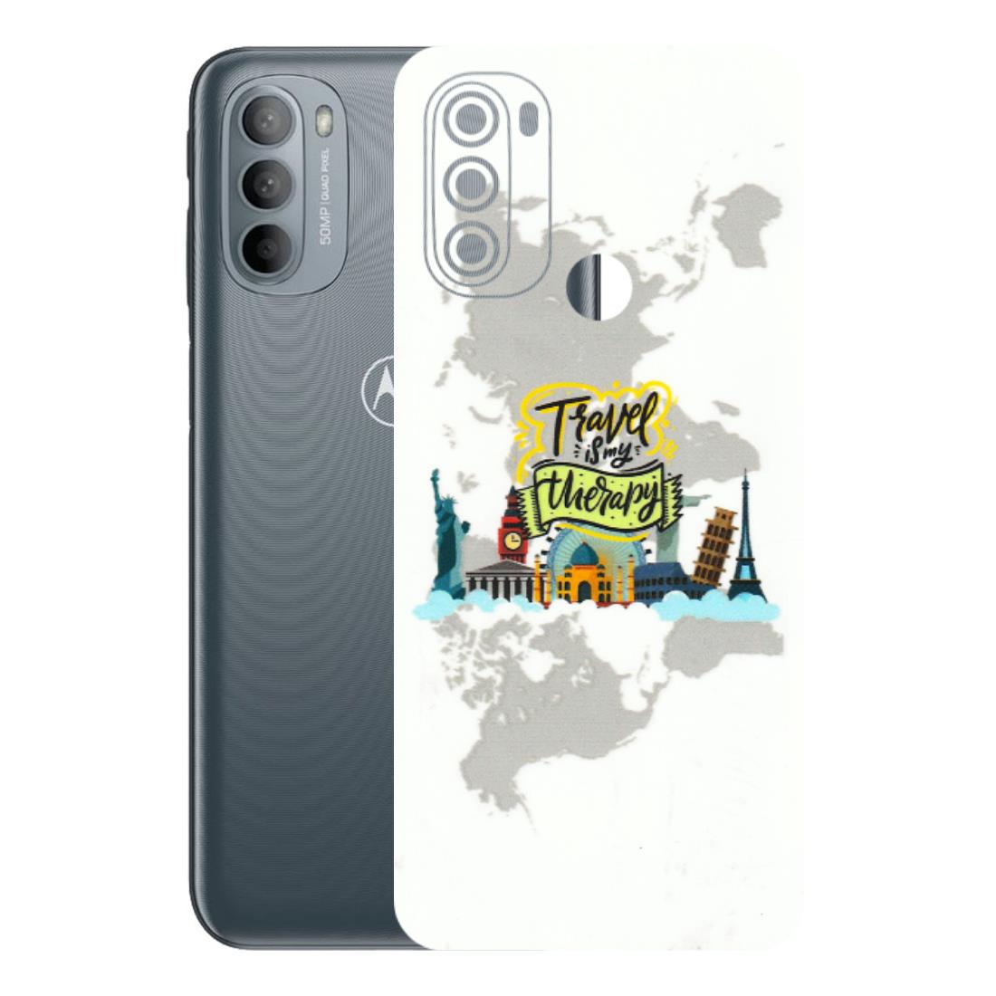 Motorola Phone Skins (All Models) - Travel Therapy - 3D Embossed Finish (L-199) Motorola Moto G31