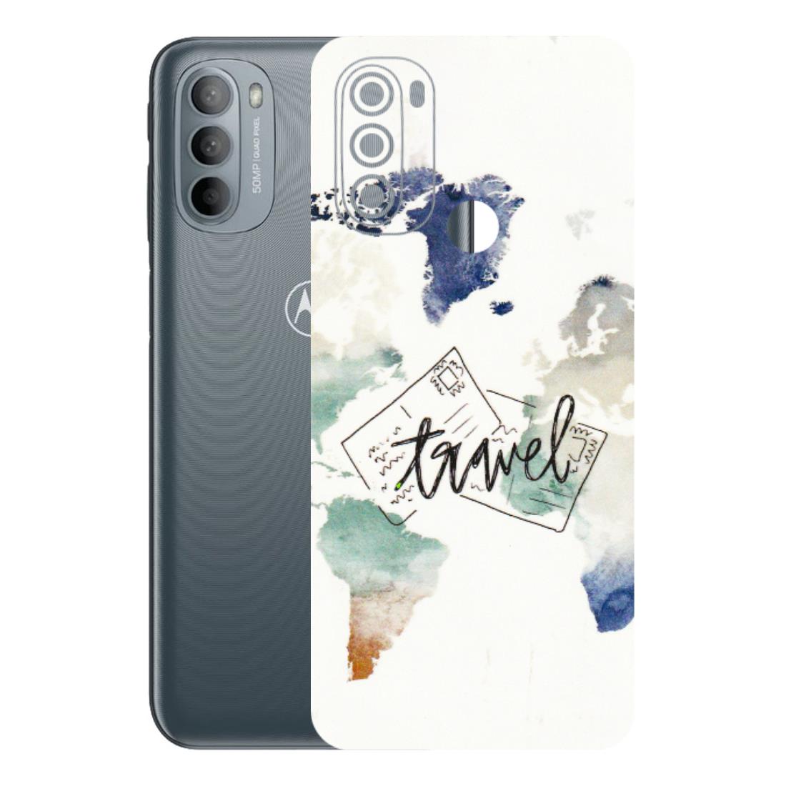 Motorola Phone Skins (All Models) - Travel The World - 3D Embossed Finish (L-232) Motorola Moto G31