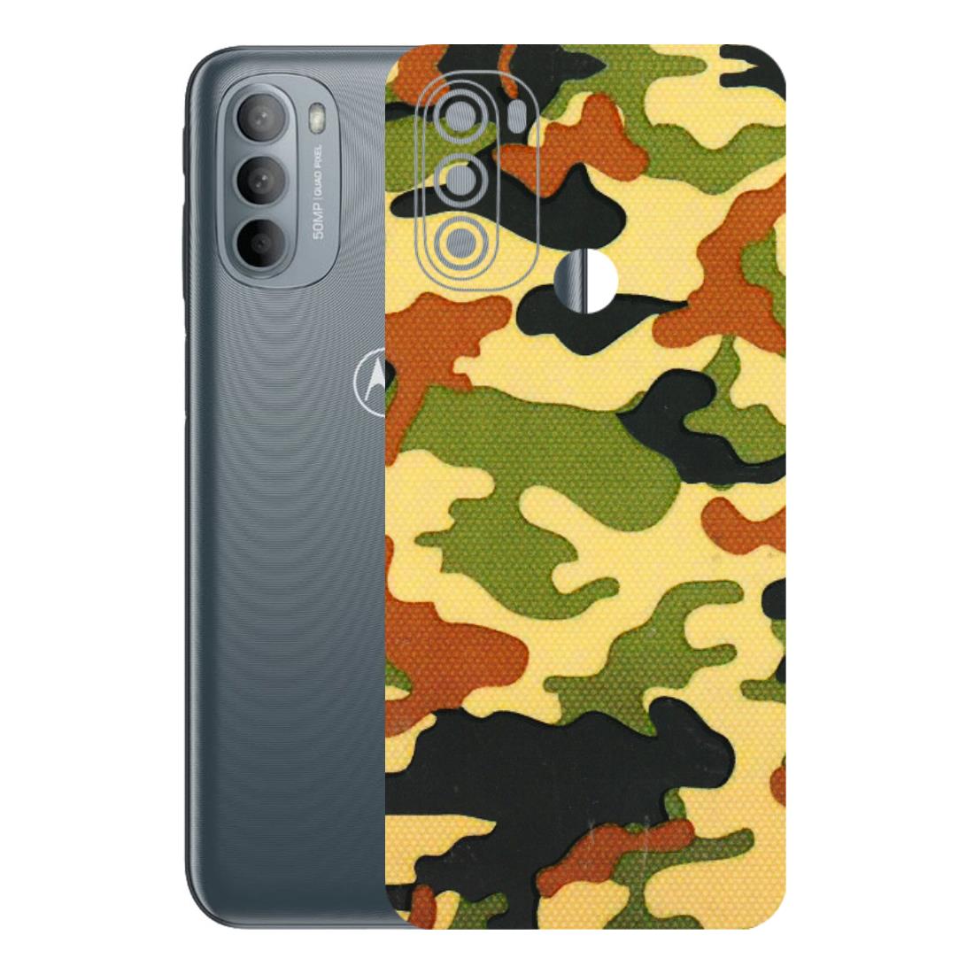 Motorola Phone Skins (All Models) - Indian Military - 3D Embossed Finish (L-234) Motorola Moto G31