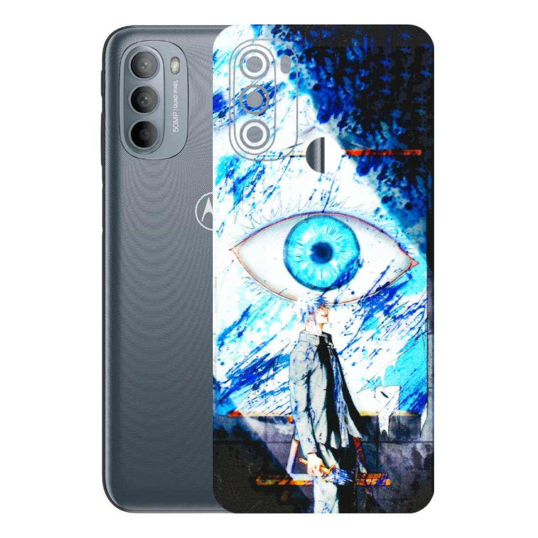 Motorola Phone Skins (All Models) - Gojo Satoru evil eye - 3D Embossed Finish (L-239) Motorola Moto G31