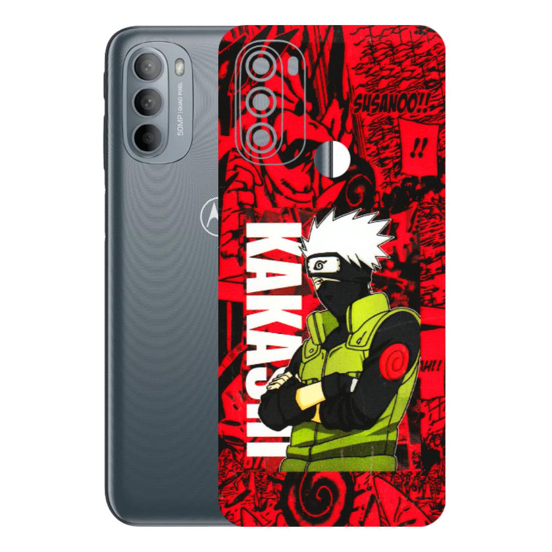 Motorola Phone Skins (All Models) - Kakashi Red Anime - 3D Embossed Finish (L-251) Motorola Moto G31