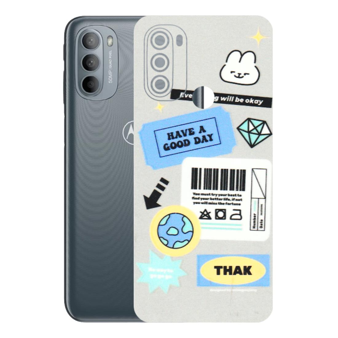 Motorola Phone Skins (All Models) - Will Be Okay Design - 3D Embossed Finish (L-316) Motorola Moto G31