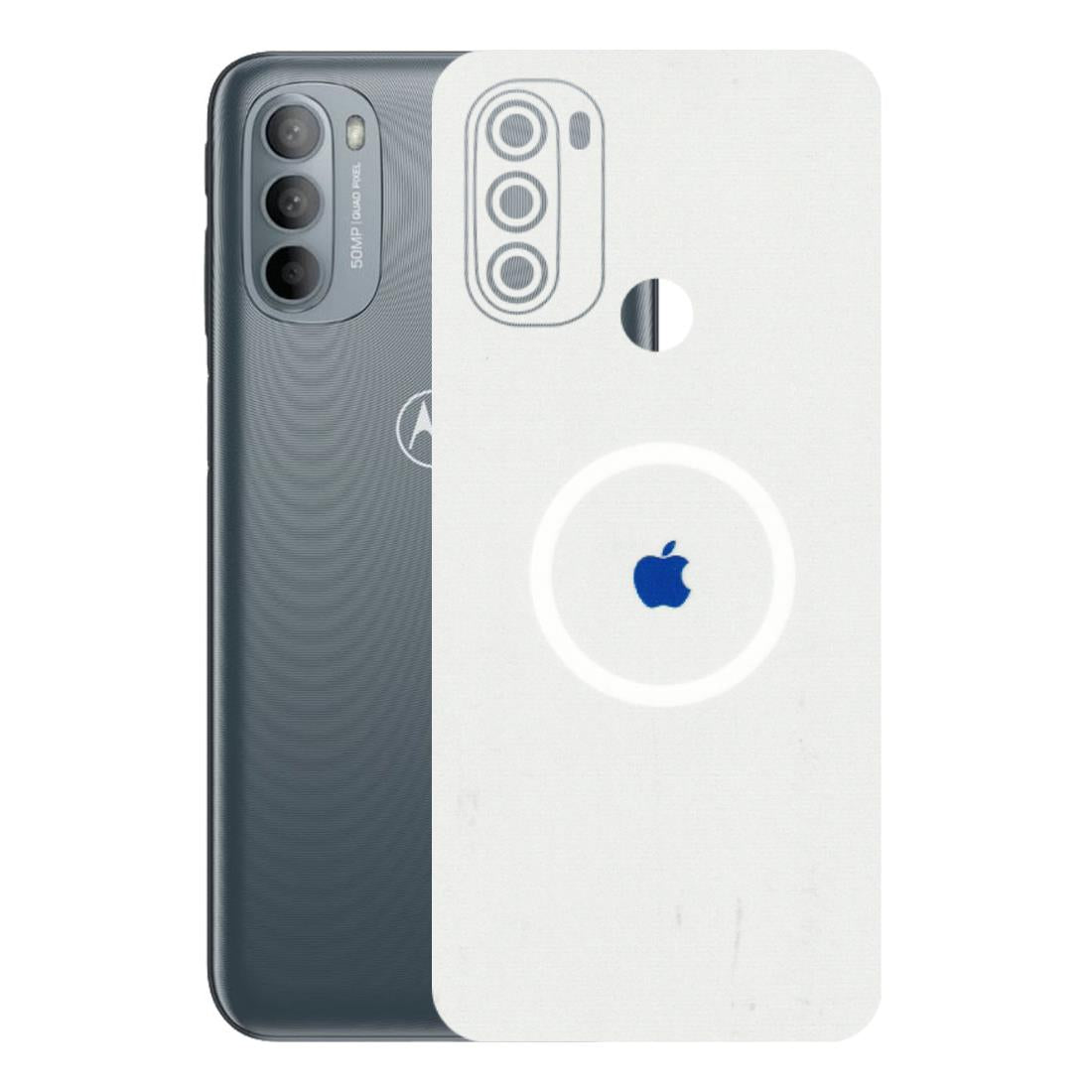 Motorola Phone Skins (All Models) - iPhone Magsafe Logo - 3D Embossed Finish (L-320) Motorola Moto G31