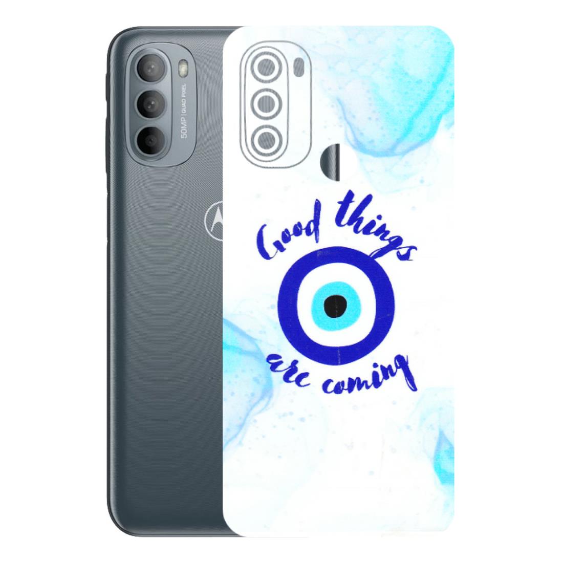 Motorola Phone Skins (All Models) - Evil Eye Good Things Are Coming - 3D Embossed Finish (L-322) Motorola Moto G31