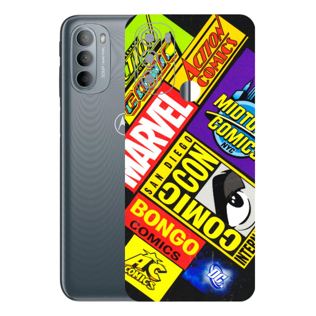 Motorola Phone Skins (All Models) - Bongo Comic Con - 3D Embossed Finish (L-325) Motorola Moto G31