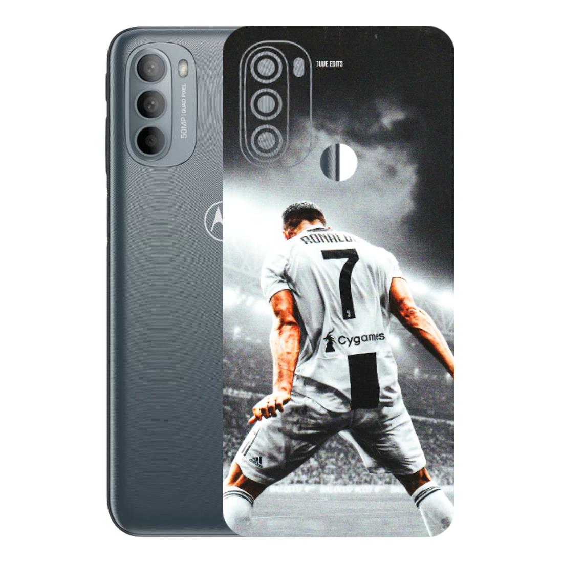 Motorola Phone Skins (All Models) - Ronaldo CR7 Crazy - 3D Embossed Finish (L-44) Motorola Moto G31