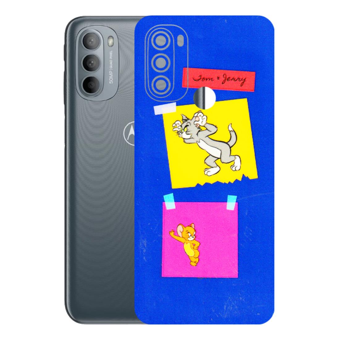 Motorola Phone Skins (All Models) - Tom N Jerry Sticky Notes - 3D Embossed Finish (L-88) Motorola Moto G31