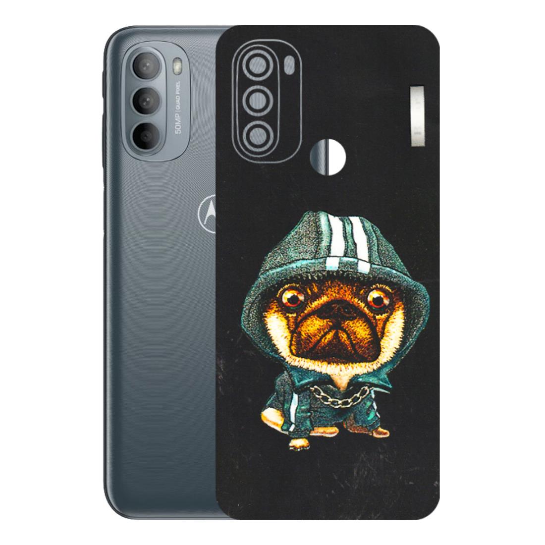 Motorola Phone Skins (All Models) - Puppy N Hoodie - 3D Embossed Finish (L-90) Motorola Moto G31