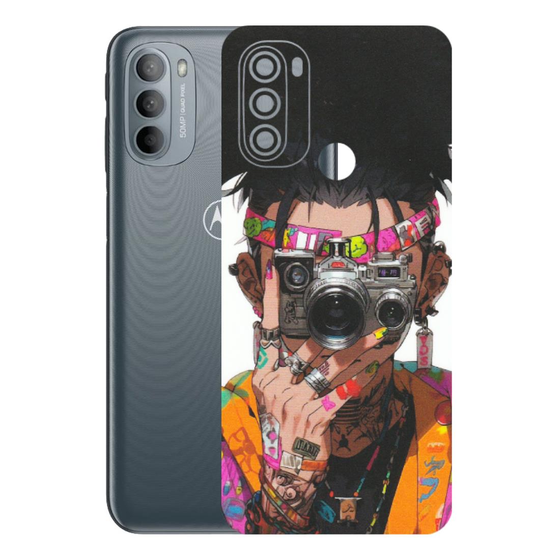 Motorola Phone Skins (All Models) - Camera Lover Girl - Matte Finish (M-09) Motorola Moto G31