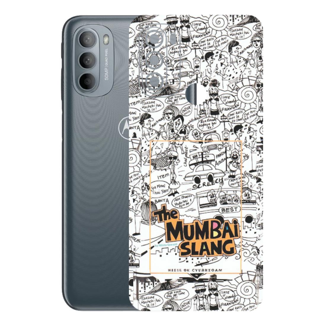 Motorola Phone Skins (All Models) - The Mumbai Slang - Matte Finish (M-142) Motorola Moto G31