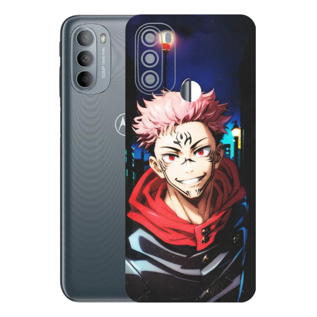 Motorola Phone Skins (All Models) - Yuji Itadori Funny Face Anime - Matte Finish (M-152) Motorola Moto G31