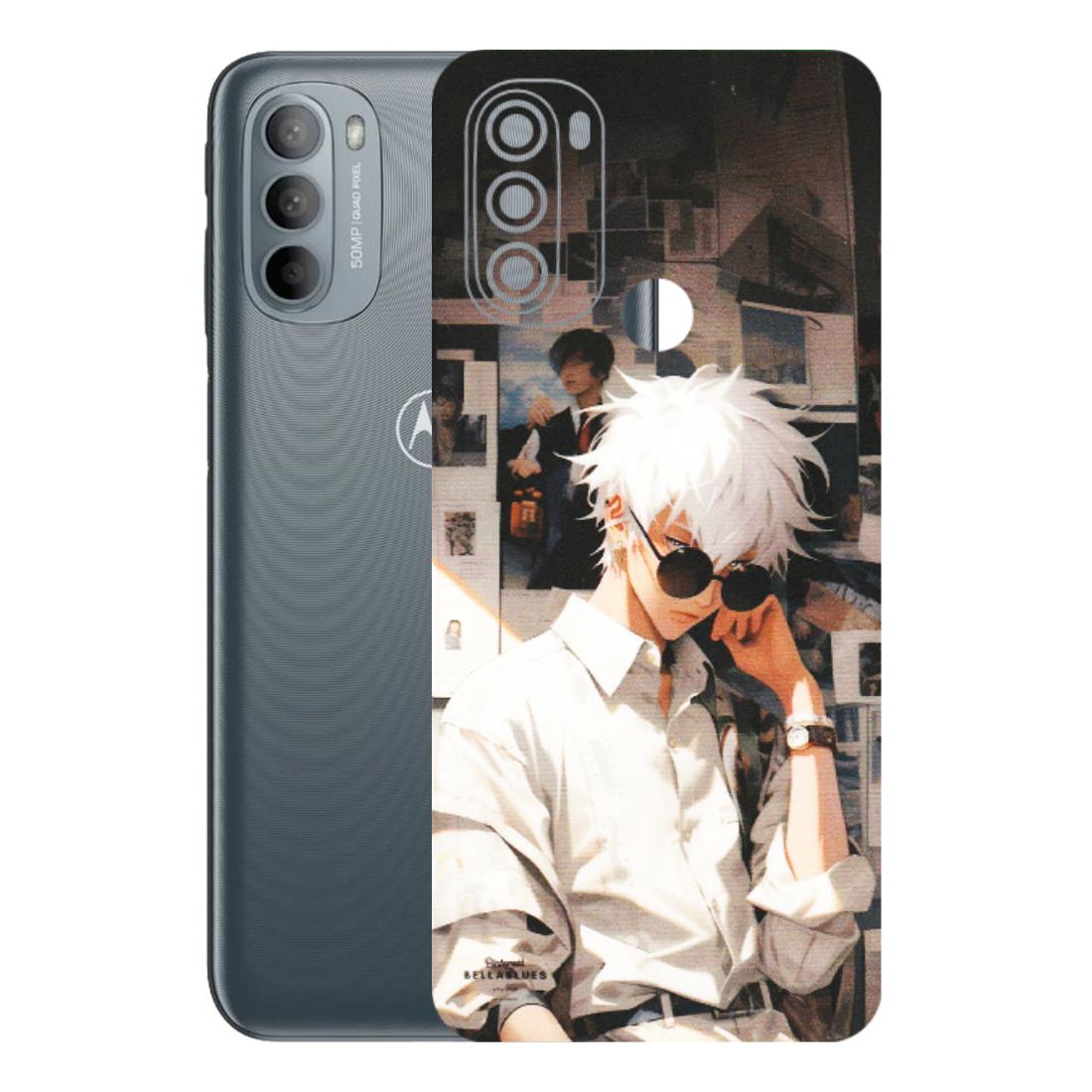 Motorola Phone Skins (All Models) - Gojo Satoru Jujustu Kaisen Anime - Matte Finish (M-156) Motorola Moto G31
