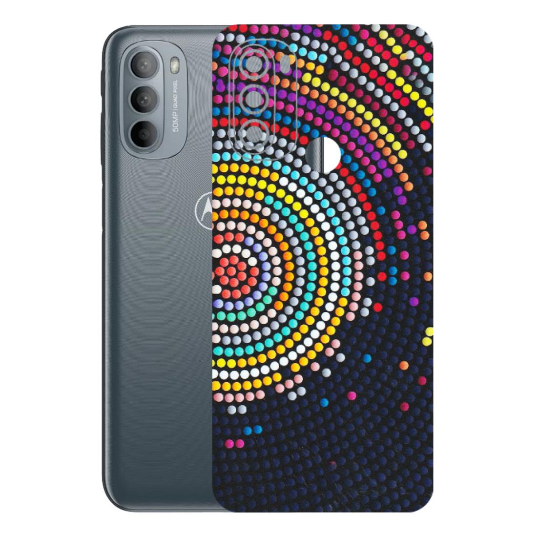 Motorola Phone Skins (All Models) - Rainbow Dot Mandala - Matte Finish (M-97) Motorola Moto G31