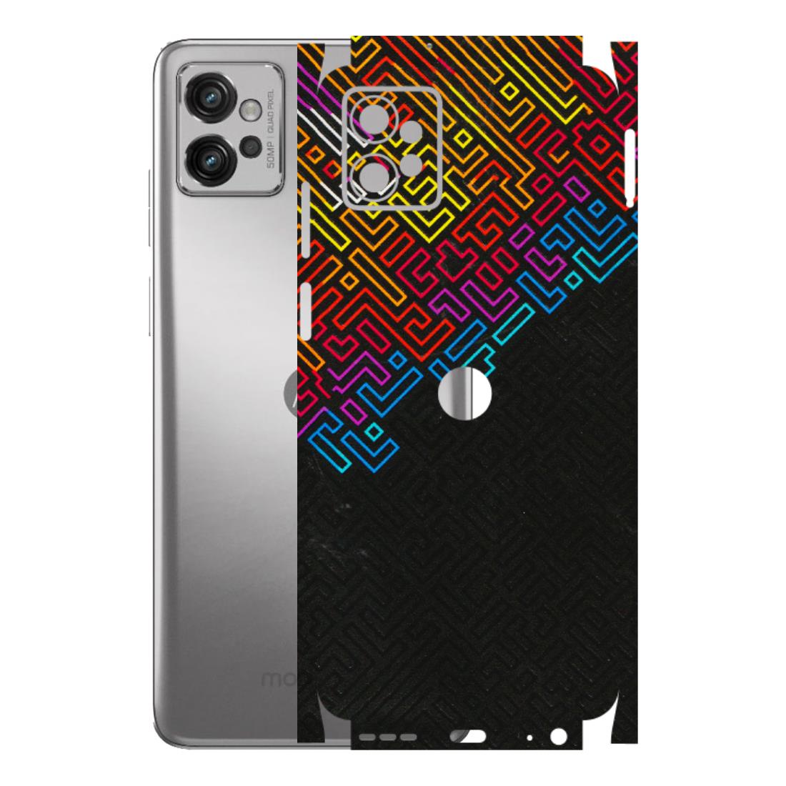Motorola Phone Skins (All Models) - Dotme Pattern Art - 3D Embossed Finish (L-121) Motorola Moto G32