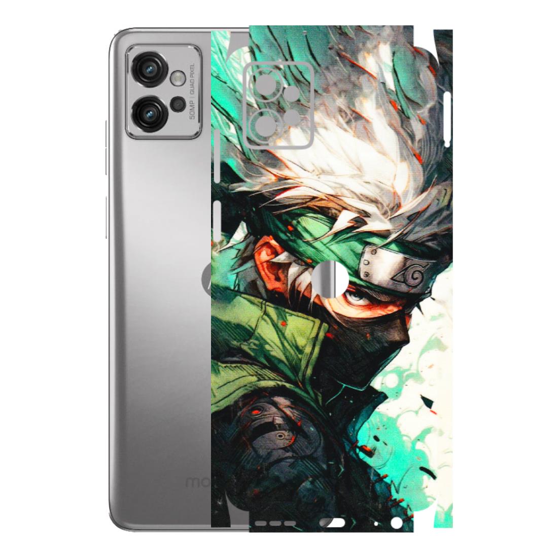 Motorola Phone Skins (All Models) - Kakashi Side Profile - 3D Embossed Finish (L-249) Motorola Moto G32