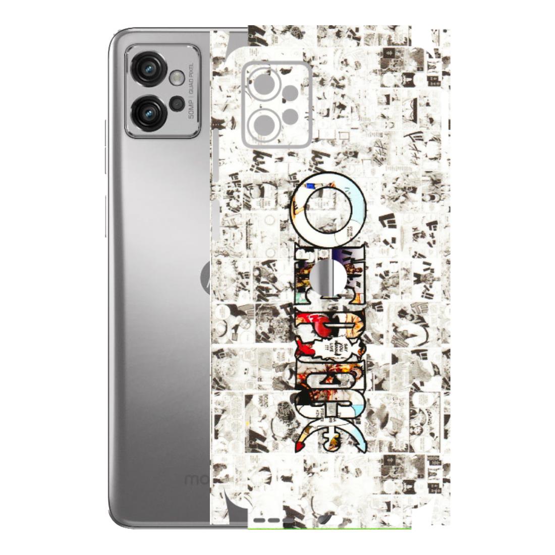 Motorola Phone Skins (All Models) - One Piece Manga - 3D Embossed Finish (L-26) Motorola Moto G32
