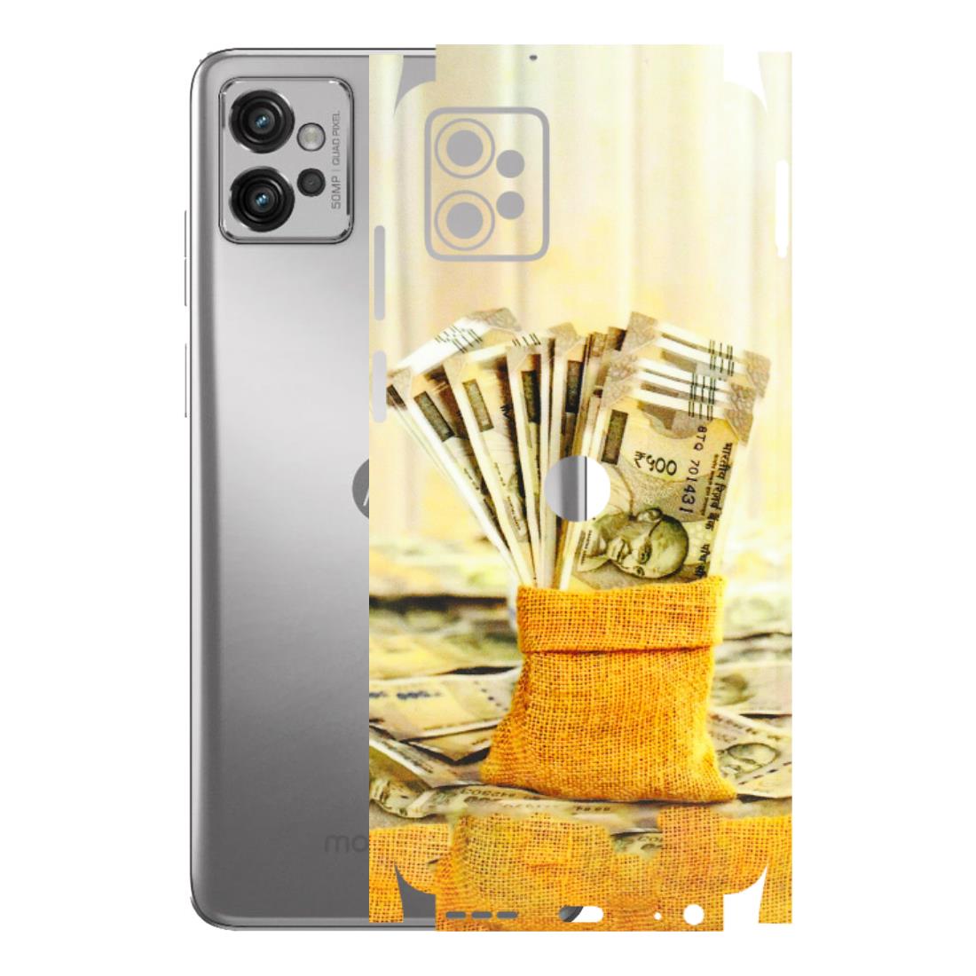 Motorola Phone Skins (All Models) - Show Me The Money - 3D Embossed Finish (L-52) Motorola Moto G32