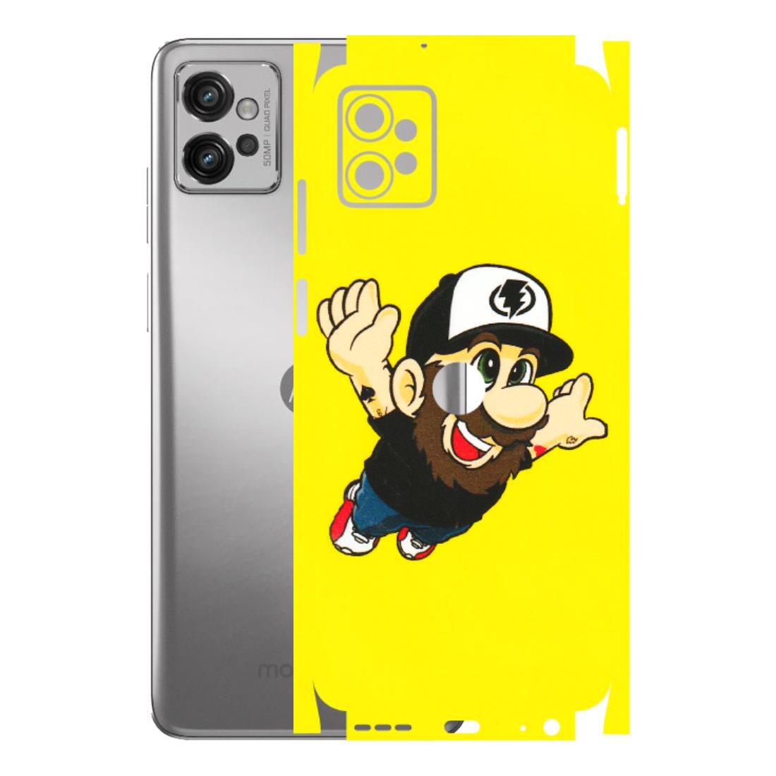 Motorola Phone Skins (All Models) - Flying Beardo - 3D Embossed Finish (L-60) Motorola Moto G32