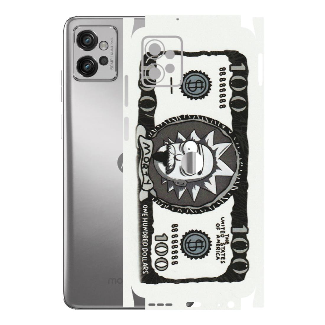 Motorola Phone Skins (All Models) - Rick And Morty Hundred Dollar Anime - Matte Finish (M-161) Motorola Moto G32
