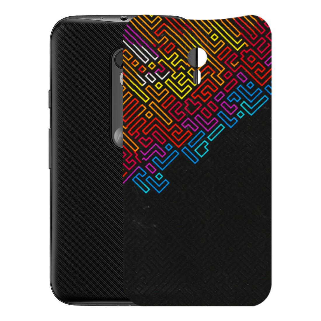 Motorola Phone Skins (All Models) - Dotme Pattern Art - 3D Embossed Finish (L-121) Motorola Moto G3