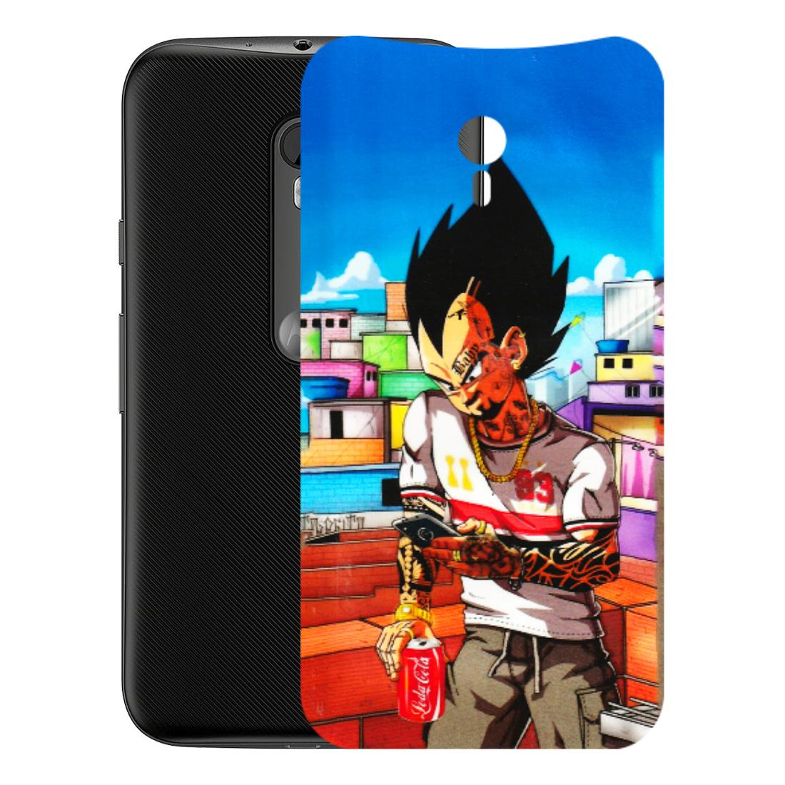 Motorola Phone Skins (All Models) - Vegeta - 3D Embossed Finish (L-136) Motorola Moto G3