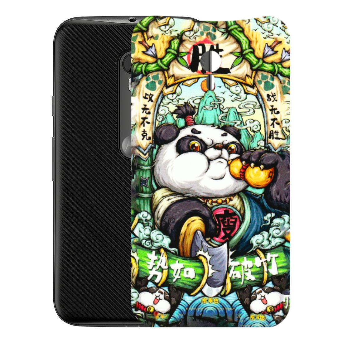 Motorola Phone Skins (All Models) - Royal Rich Panda - 3D Embossed Finish (L-170) Motorola Moto G3