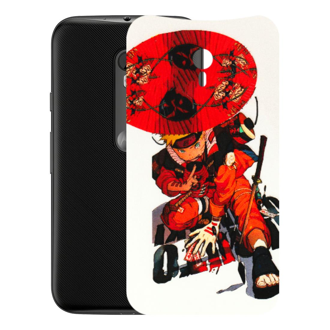 Motorola Phone Skins (All Models) - Naruto - 3D Embossed Finish (L-208) Motorola Moto G3
