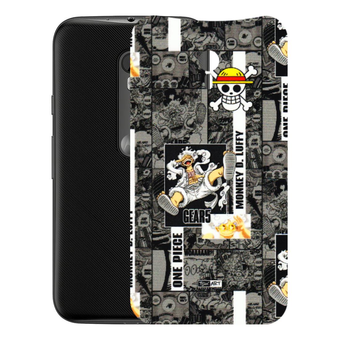 Motorola Phone Skins (All Models) - Cuffy Anime MonkeyCamic - 3D Embossed Finish (L-242) Motorola Moto G3