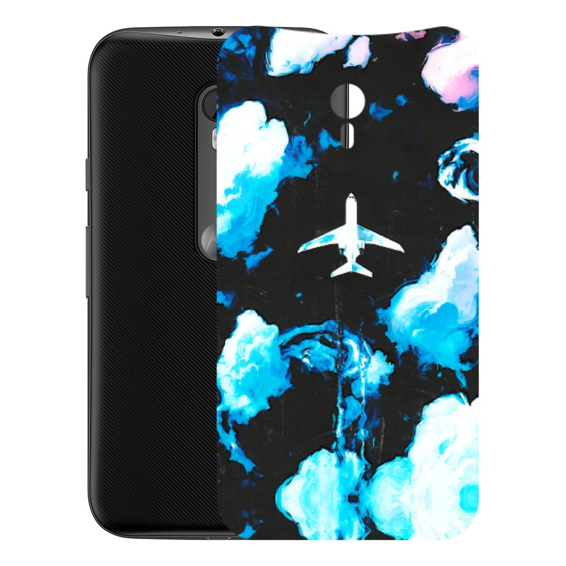 Motorola Phone Skins (All Models) - Travel In Airline - 3D Embossed Finish (L-264) Motorola Moto G3