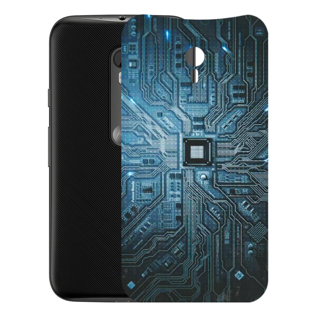 Motorola Phone Skins (All Models) - Original Circuit - 3D Embossed Finish (L-267) Motorola Moto G3