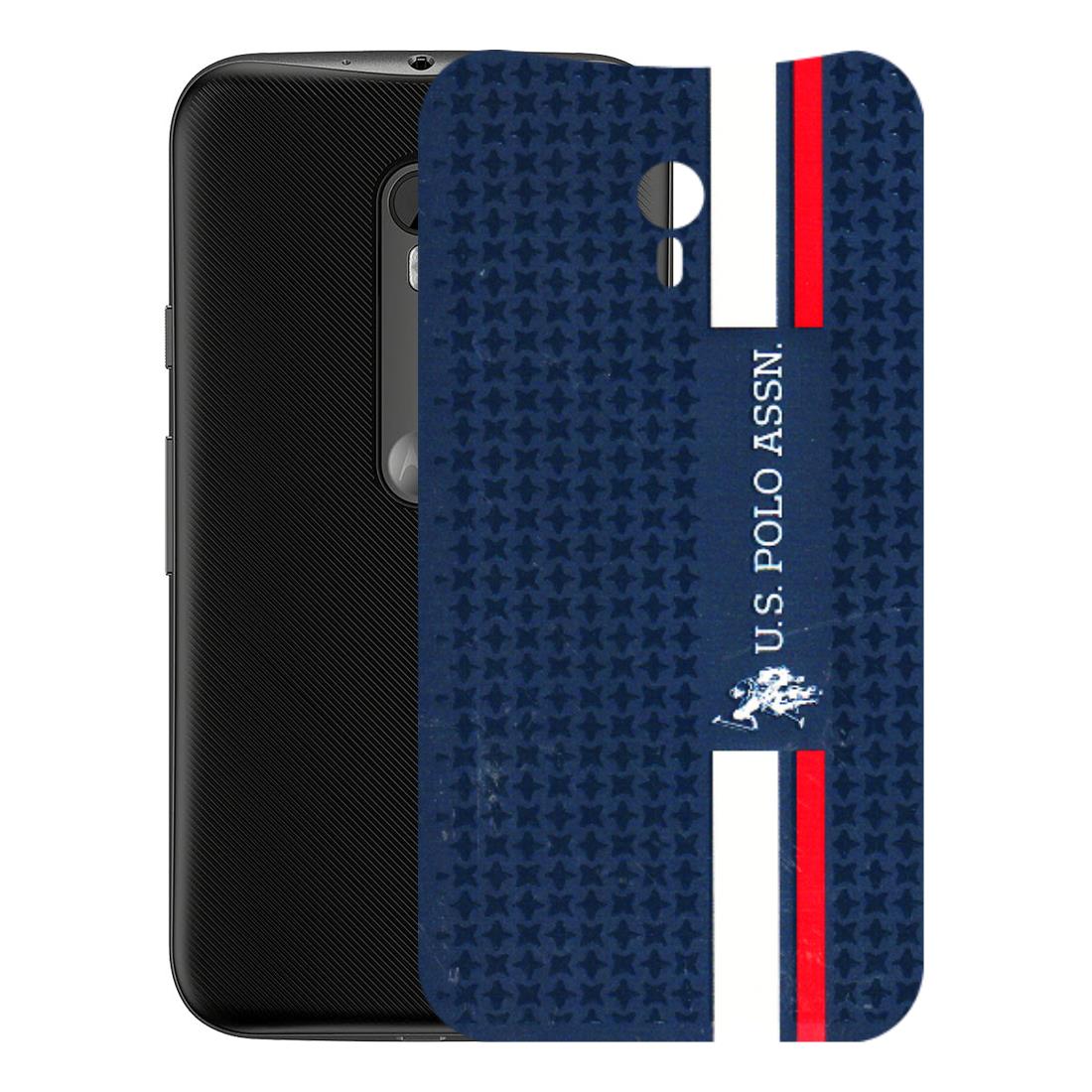 Motorola Phone Skins (All Models) - US POLO Designer Brand - 3D Embossed Finish (L-65) Motorola Moto G3