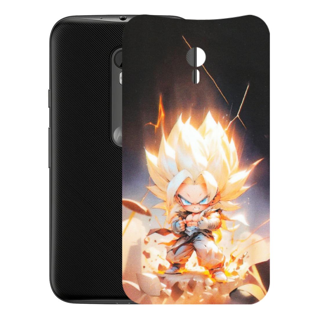 Motorola Phone Skins (All Models) - Goku Dragon Cute Anime - Matte Finish (M-131) Motorola Moto G3