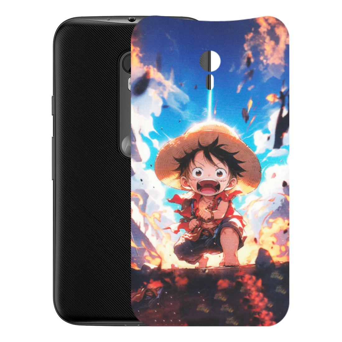 Motorola Phone Skins (All Models) - Toon One Piece Cute Character - Matte Finish (M-35) Motorola Moto G3