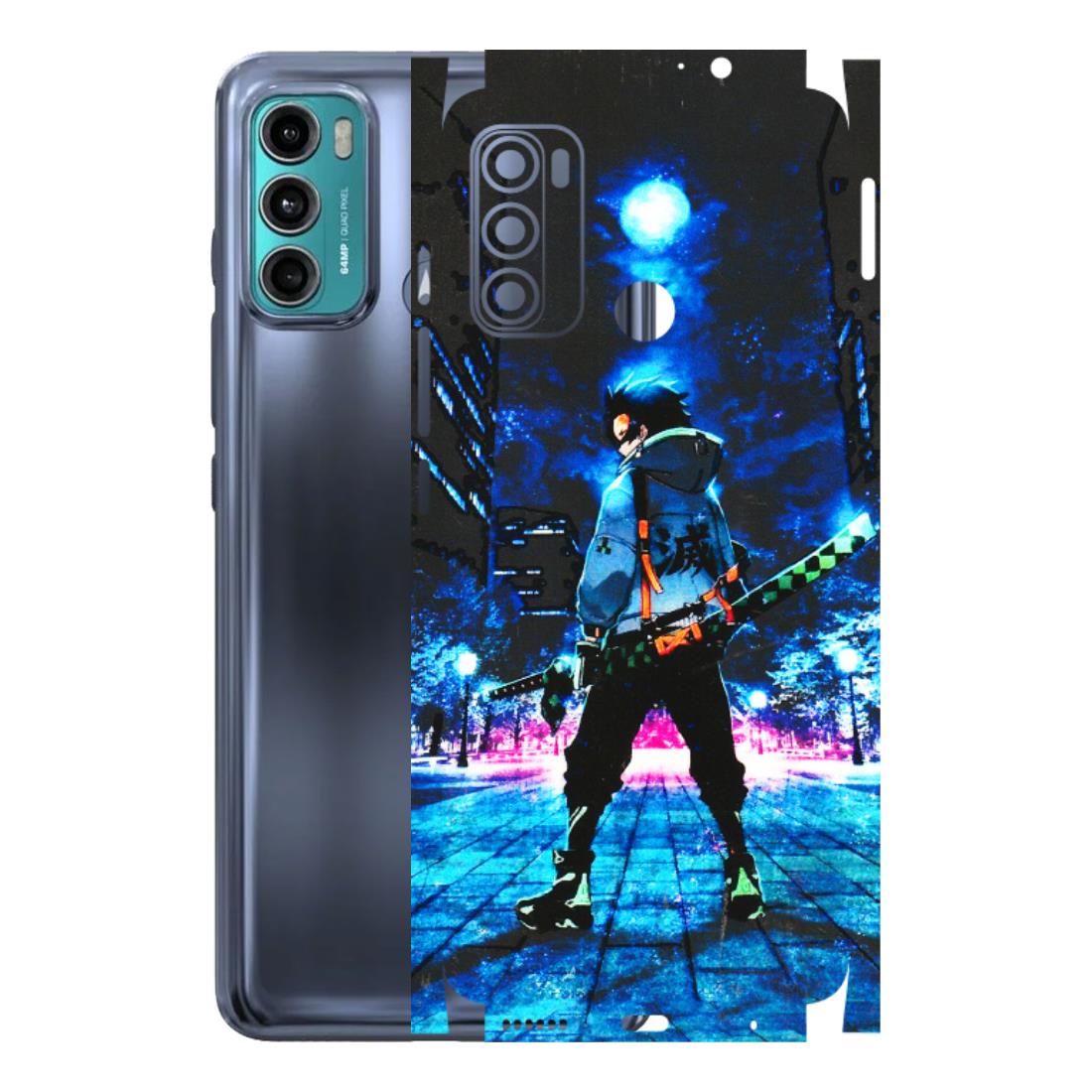Motorola Phone Skins (All Models) - Demon Slayer Sword - 3D Embossed Finish (L-247) Motorola Moto G40 Fusion (5G)