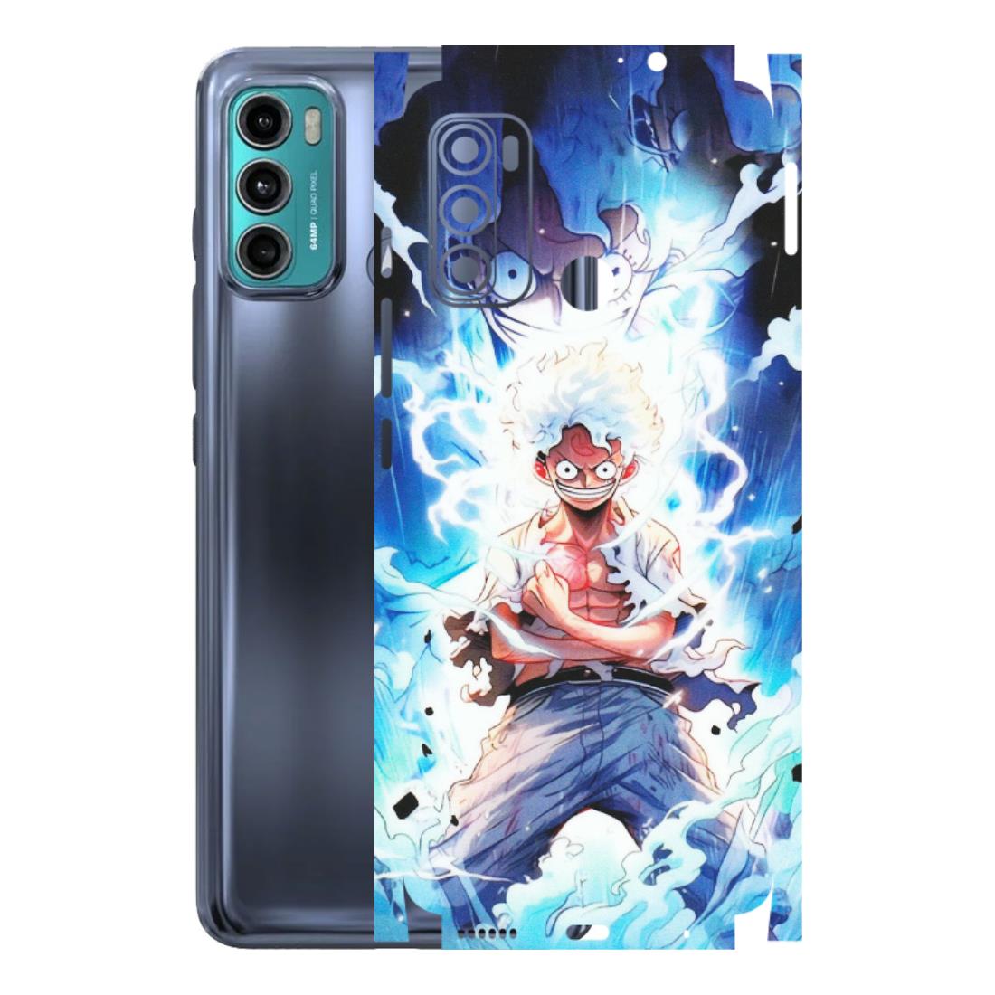 Motorola Phone Skins (All Models) - Blue Thunder Luffy Anime - Matte Finish (M-132) Motorola Moto G40 Fusion (5G)