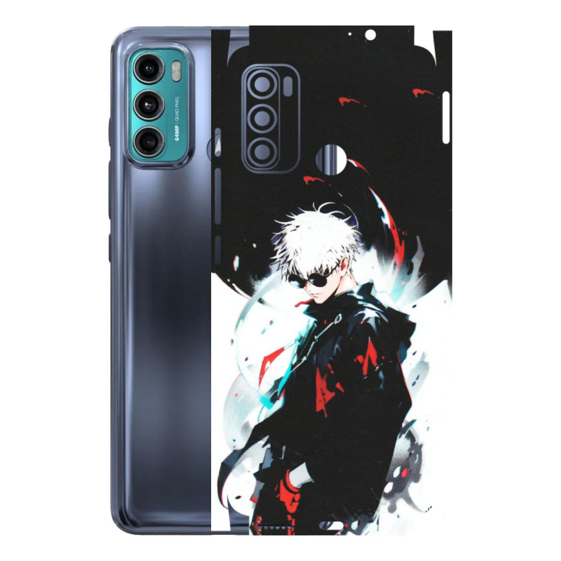 Motorola Phone Skins (All Models) - Gojo Powerful Charater Kaisen Anime - Matte Finish (M-144) Motorola Moto G40 Fusion (5G)
