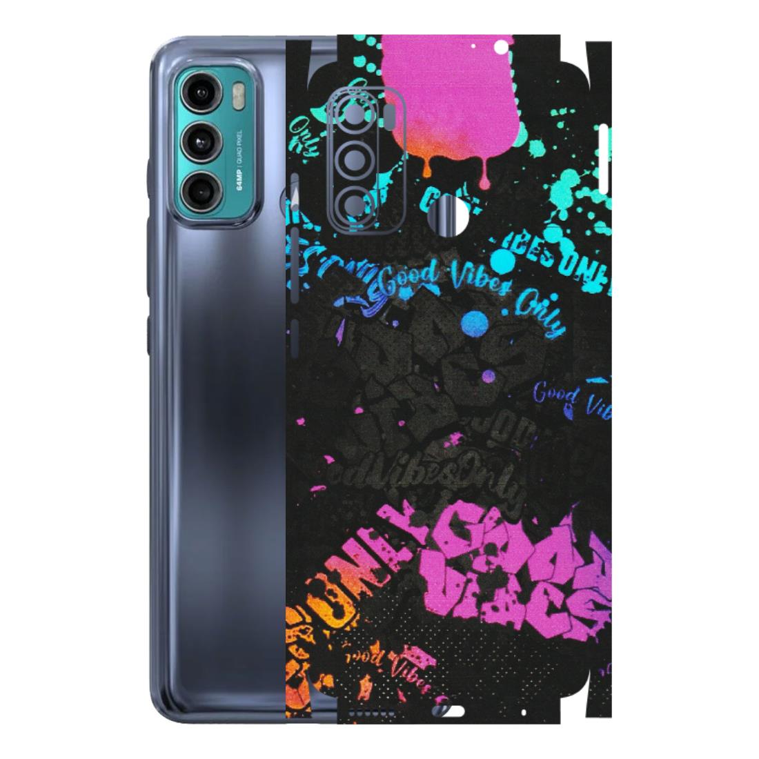Motorola Phone Skins (All Models) - Majestic Black Vibes - Matte Finish (M-62) Motorola Moto G40 Fusion (5G)