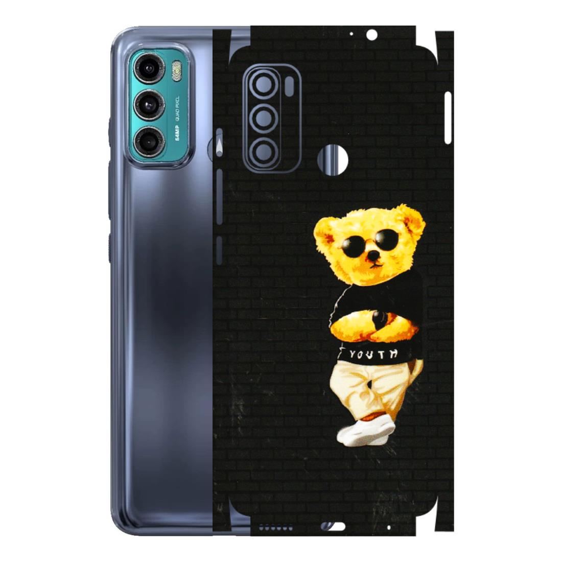 Motorola Phone Skins (All Models) - Classy Teddy Bear - 3D Embossed Finish (L-116) Motorola Moto G40