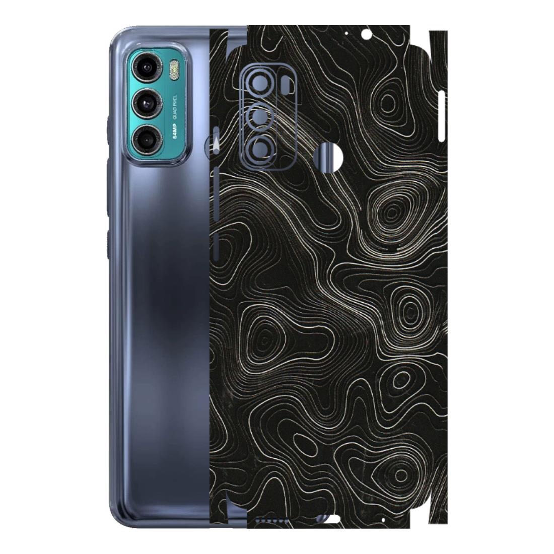 Motorola Phone Skins (All Models) - Black Swirl - 3D Embossed Finish (L-196) Motorola Moto G40