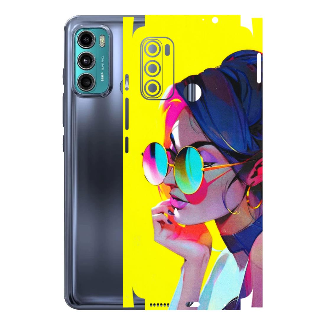 Motorola Phone Skins (All Models) - Bold Stylish Girl - 3D Embossed Finish (L-222) Motorola Moto G40