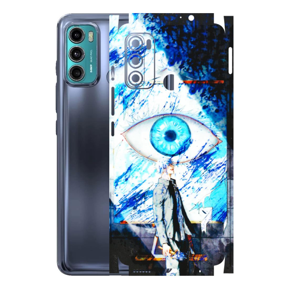Motorola Phone Skins (All Models) - Gojo Satoru evil eye - 3D Embossed Finish (L-239) Motorola Moto G40