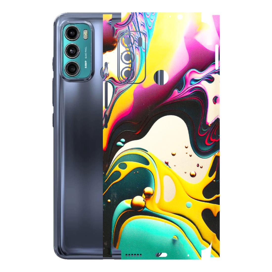 Motorola Phone Skins (All Models) - Multicolor Abstract pattern - 3D Embossed Finish (L-254) Motorola Moto G40
