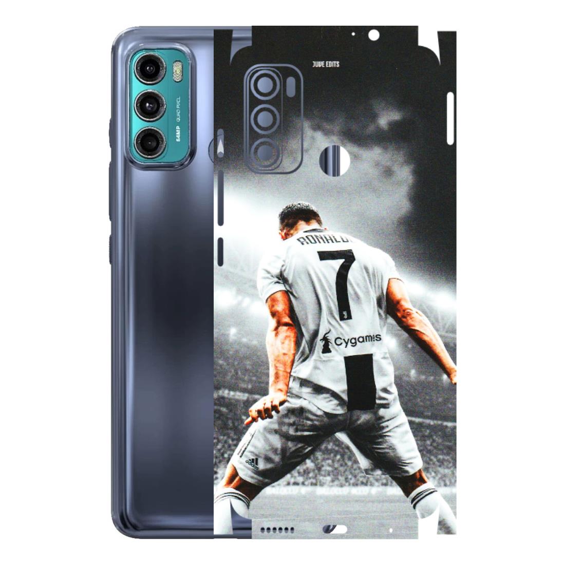 Motorola Phone Skins (All Models) - Ronaldo CR7 Crazy - 3D Embossed Finish (L-44) Motorola Moto G40